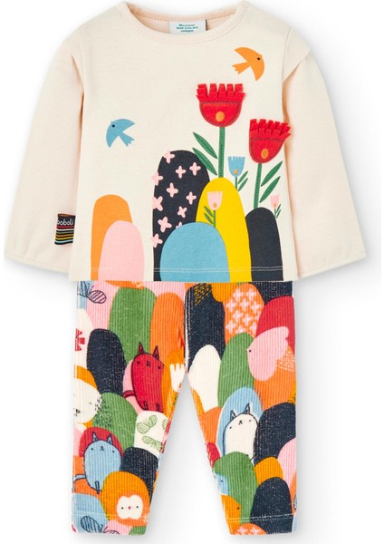 Kız Bebek 2li Set Krem