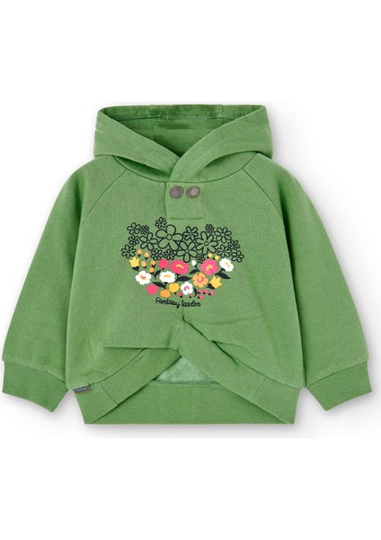 Kız Çocuk Sweatshirt Yeşil