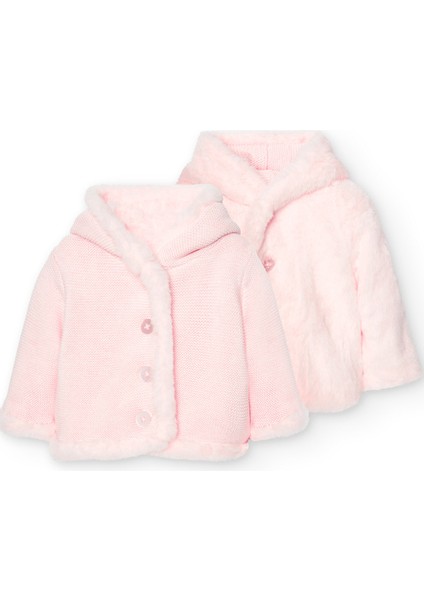 Kız Bebek Ceket Açık Pembe