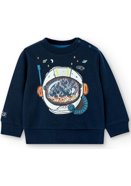 Erkek Çocuk Sweatshirt Lacivert