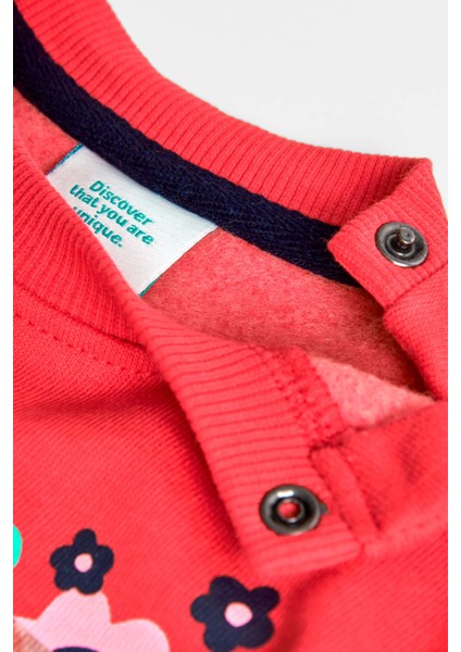 Kız Çocuk Sweatshirt Kırmızı