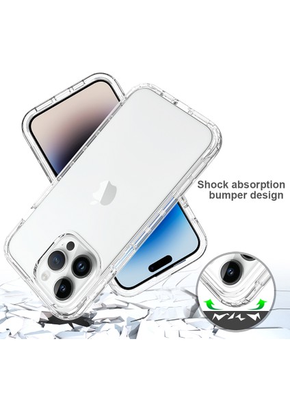 Apple iPhone 15 Pro Max Gradyan Pc+Tpu Telefon Kılıfı Pet Ekranı Koruyucu-Kırmızılı Kırpma Anti-Çizelge Kapağı (Yurt Dışından) modelleri
