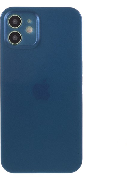 Apple iPhone 12 Mini Mavi Için Hassas Delik Açılış Ultra Ince ve Ince Sert Pc Kasası (Yurt Dışından)