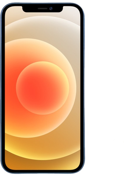 Apple iPhone 12 Mini Mavi Için Hassas Delik Açılış Ultra Ince ve Ince Sert Pc Kasası (Yurt Dışından)
