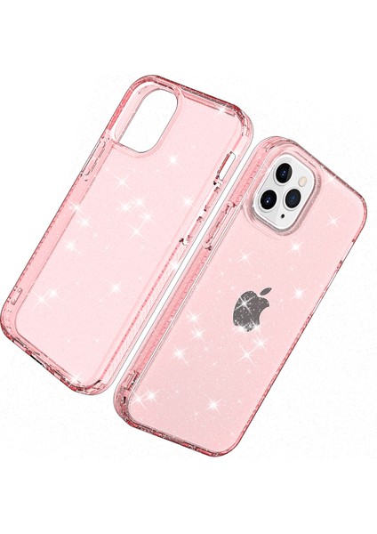 Apple iPhone 12 Mini-Pink Için Koruma Flash Toz Tpu Kılıfı (Yurt Dışından)