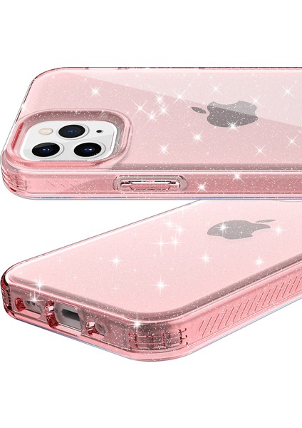 Apple iPhone 12 Mini-Pink Için Koruma Flash Toz Tpu Kılıfı (Yurt Dışından)