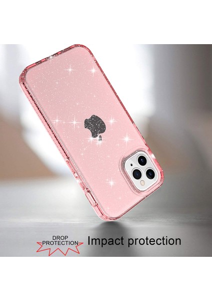 Apple iPhone 12 Mini-Pink Için Koruma Flash Toz Tpu Kılıfı (Yurt Dışından)