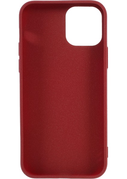 Apple iPhone 12 Mini Kırmızı Için Çift Taraflı Mat Tpu Kabuk Kasası (Yurt Dışından)