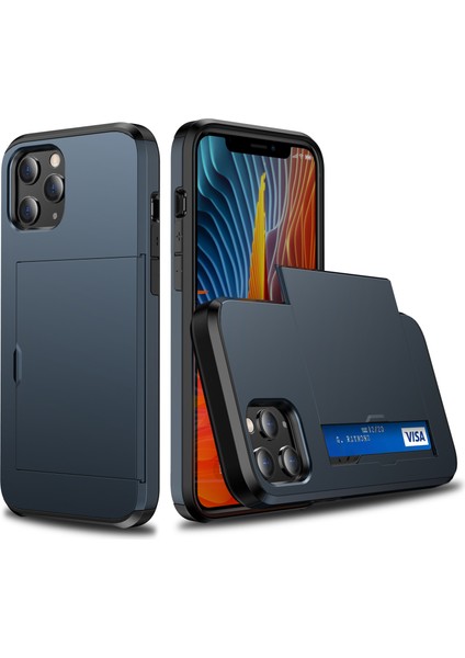 Slayt Kartı Yuvası Plastik+Tpu Combo Kılıf (Yurt Dışından)