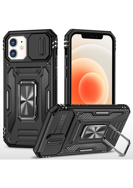 Apple iPhone 12/12 Pro Telefon Kapak Kat ve Arı Kart Yuvaları Cüzdan Pu Deri Flip Telefon Kılıfı Stand -Rose Altın (Yurt Dışından)