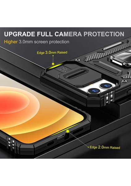 Apple iPhone 12/12 Pro Telefon Kapak Kat ve Arı Kart Yuvaları Cüzdan Pu Deri Flip Telefon Kılıfı Stand -Rose Altın (Yurt Dışından)