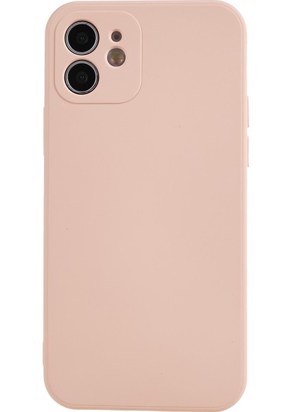 Apple iPhone 12 6.1 Inç Için Ka Tpu Telefon Kasası Fiber Astar Düşme Geçirmez Koruyucu Kapak-Pembe (Yurt Dışından)