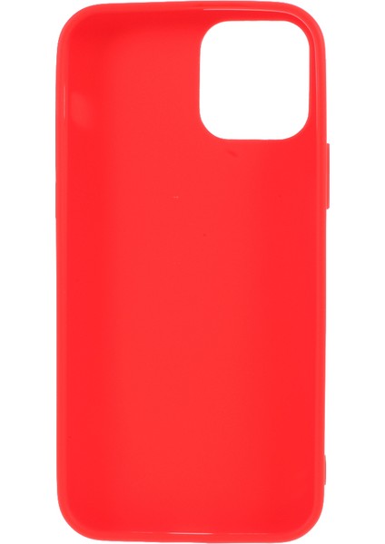 Apple iPhone 12 Mini Kırmızı Için Mat Cilt Tpu Koruyucu Kasa (Yurt Dışından)