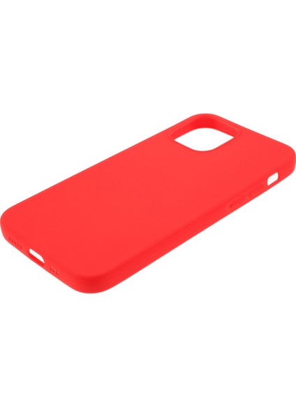 Apple iPhone 12 Mini Kırmızı Için Mat Cilt Tpu Koruyucu Kasa (Yurt Dışından)