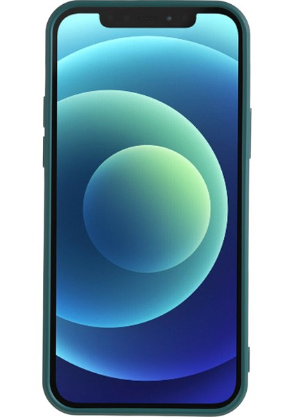 Apple iPhone 12 6.1 Inç Için Ka Tpu Telefon Kasası Fiber Astar Düşme Geçirmez Koruyucu Kapak Yeşili (Yurt Dışından)