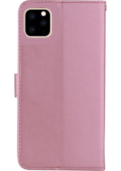 Baykuş Izi Rinestone Dekor Deri Telefon Kabuğu Apple iPhone 12 Mini-Rose Altın Için (Yurt Dışından) fiyatları