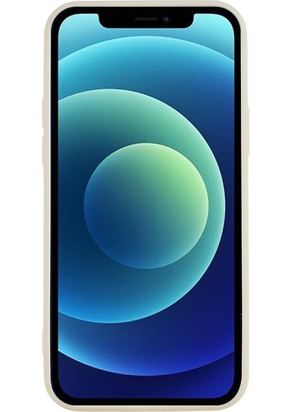 Apple iPhone 12 Telefon Kapağı Düz ​​edge Telefon Kılıfı Yumuşak Tpu Hassas Kesim Anti-Fall Koruyucu Kapak-Beyaz (Yurt Dışından)