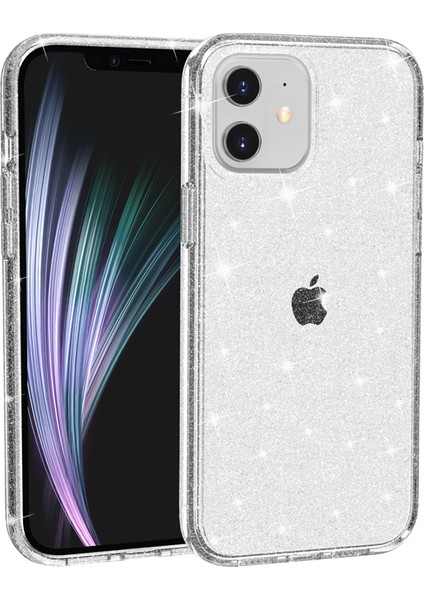 Apple iPhone 12 Telefon Kapağı Hafif Toz Net Kılıf Sabit Pc Yumuşak Tpu Şok Geçirmez Şeffaf Püskülük (Yurt Dışından)