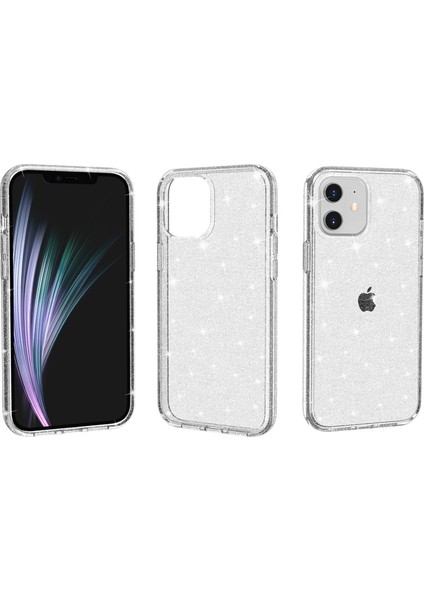 Apple iPhone 12 Telefon Kapağı Hafif Toz Net Kılıf Sabit Pc Yumuşak Tpu Şok Geçirmez Şeffaf Püskülük (Yurt Dışından)