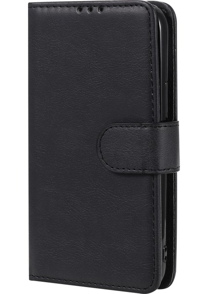 Apple iPhone 12 Mini Telefon Kılıfı 2 Için 1 Folio Flep Tam Koruma Yuvaları Cüzdan Kılıfı Telefon Kapağı Apple iPhone 12 Mini 5.4 Inç-Black Için (Yurt Dışından)