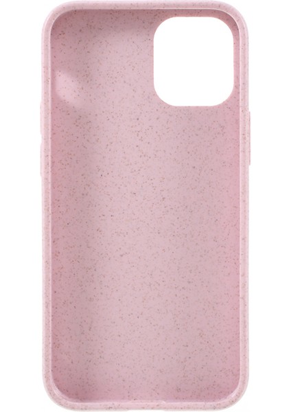 Apple iPhone 12 Mini Telefon Kılıfı Için 5.4 Inç Biyobozunur Kasa Çevre Dostu Buğday Saman Tpu Mat Telefon Kapak Pembe (Yurt Dışından)