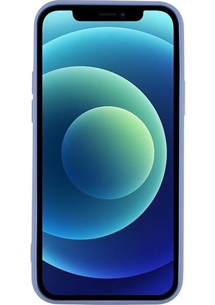 Apple iPhone 12 Telefon Kapağı Düz Kenar Telefon Kasası Yumuşak Tpu Hassas Kesim Anti-Düşme Koruyucu Kapak-Gri (Yurt Dışından)