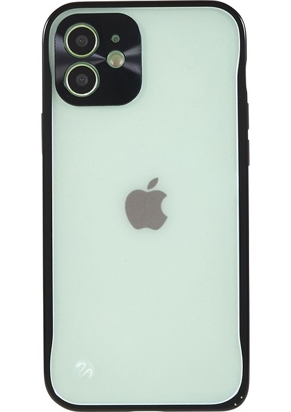 Apple iPhone 12 Mini 5.4 Inç Sert Pc+Metal Hibrit Kapak Köşe Toka Tasarımı Mat Telefon Kılıfı (Yurt Dışından) fiyatları