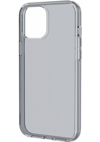Apple iPhone 12 Mini-Grey Için Fingerprint Anti-Fingerprint Clear Pc+Tpu Hibrid Telefon Kılıfı (Yurt Dışından)