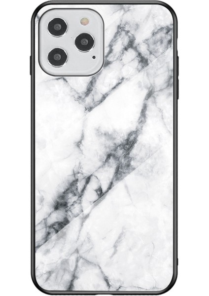 Apple iPhone 12/12 Pro Için Telefon Kapağı Renk Ekleme Işık Değişkeni Akrilik Arka Panel+Tpu Çerçeve Mobil Kalıniş Köşeleri Koruyucu Kabuk -Işık Kirişi (Yurt Dışından)