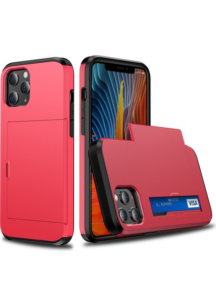 Slayt Kartı Yuvası Plastik+Tpu Combo Kılıf (Yurt Dışından)