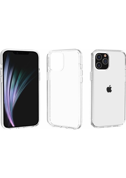 Apple iPhone 12 Saygın Için Anti-Fingerprint Clear Pc+Tpu Combo Geri Kılıf (Yurt Dışından)