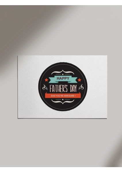 Fathers Day Ahşap Poster Tablo