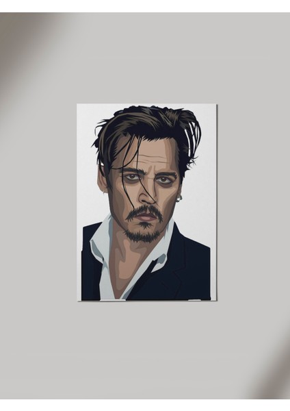 Johnny Depp Ahşap Poster Tablo