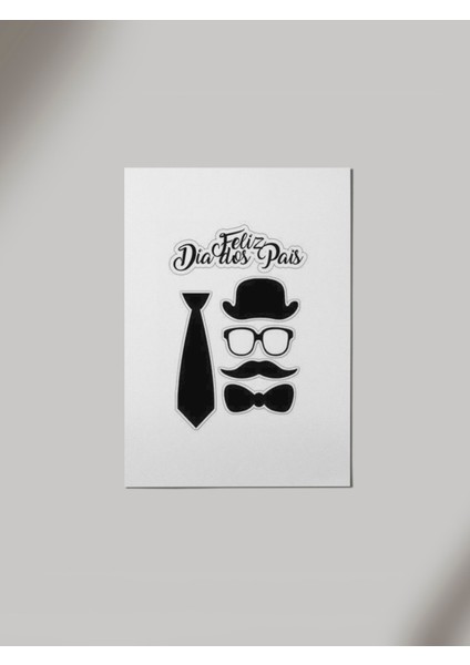 Feliz Dia Hos Paiz Rozet Ahşap Poster Tablo