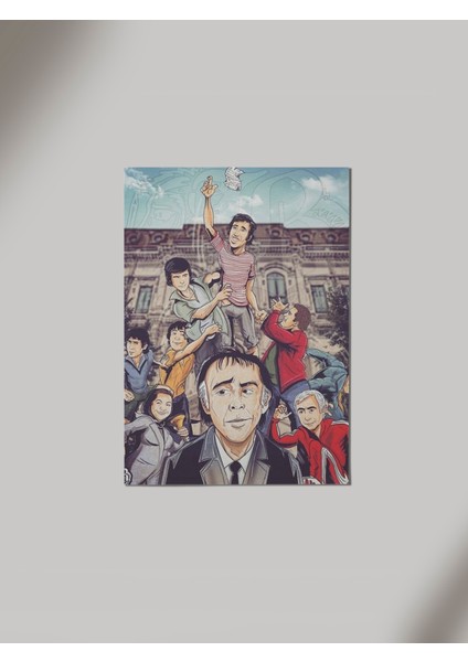 Hababam Sınıfı Ahşap Poster Tablo