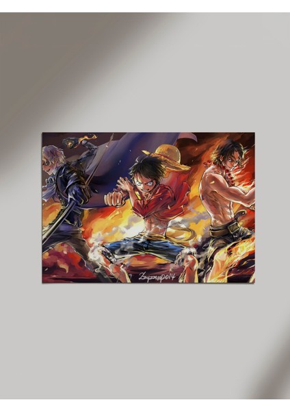 Anime Tasarım Ahşap Poster Tablo