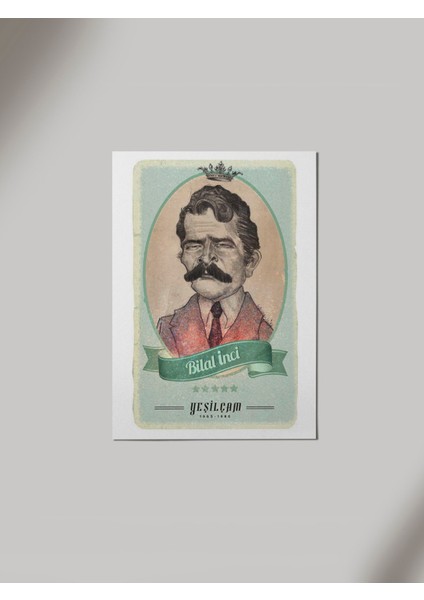 Yesil Çam Bilal Inci Ahşap Poster Tablo