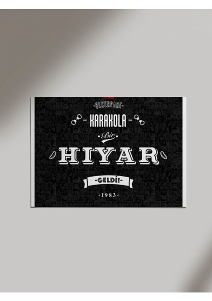 Şeker Pare Ahşap Poster Tablo