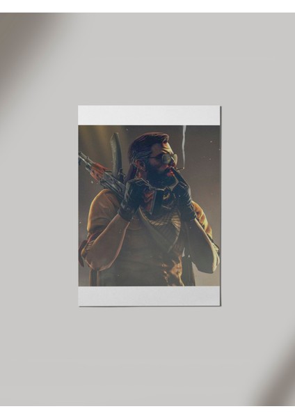 Pubg Game Karakter Ahşap Poster Tablo