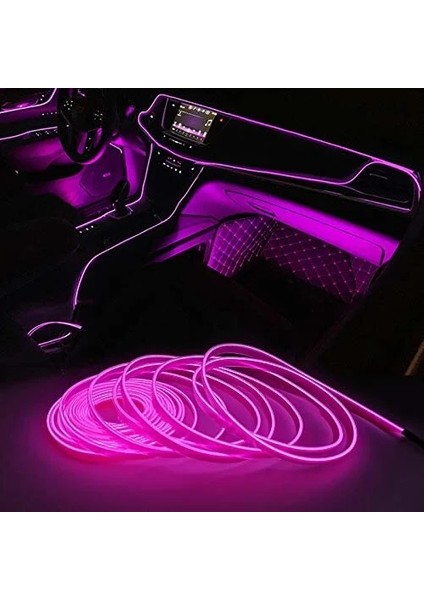 Araç Içi Neon Ledi Torpido Ledi 2 Metre Ip Neon