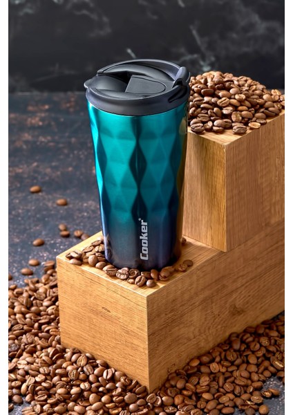 Yeni 0,35 ml Paslanmaz Çelik 350 ml Termos Çay Kahve Piknik Kamp Outdoor Ofis Otel Kafe Okul