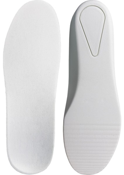 2.5 cm Boy Uzatıcı Tabanlık, Gizli Topuk Yükseltici Ayakkabı Tabanlığı - 1 Çift Beyaz