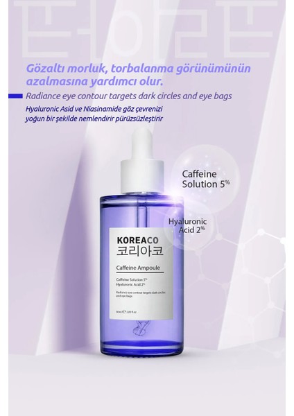 Caffeine Ampoule Gözaltı Torba & Koyu Halka Karşıtı TYC1TKCK0N169273688650259