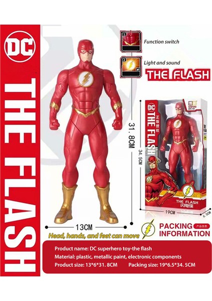 Dc Avengers Karakterleri Superman Green Lantern Flash Batman Modeli El Figürleri 1101 Flash (Yurt Dışından)