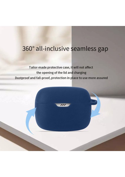 Jbl Tune Buds Kulaklık Silikon Kılıf Anti-Scratch Kulaklık Koruyucu Kapak Toka ile (Yurt Dışından) modelleri