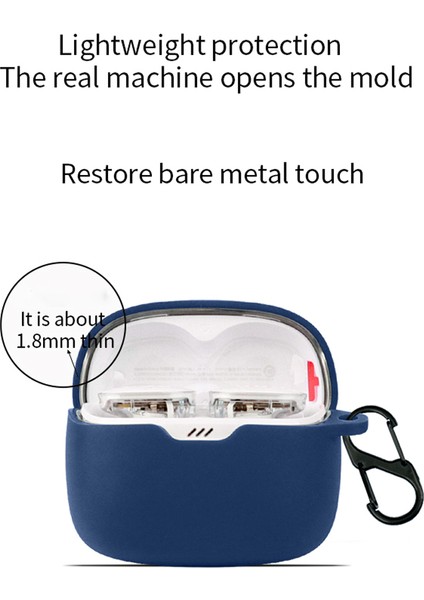 Jbl Tune Buds Kulaklık Silikon Kılıf Anti-Scratch Kulaklık Koruyucu Kapak Toka ile (Yurt Dışından) fırsatları