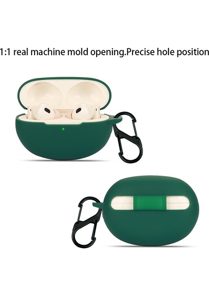 Realme Buds Air 5 Pro Silikon Kılıf Toka ile Bluetooth Kulaklık Şarj Kutusu Koruyucu Kılıf (Yurt Dışından) modelleri