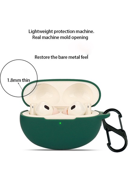 Realme Buds Air 5 Pro Silikon Kılıf Toka ile Bluetooth Kulaklık Şarj Kutusu Koruyucu Kılıf (Yurt Dışından) indirimleri