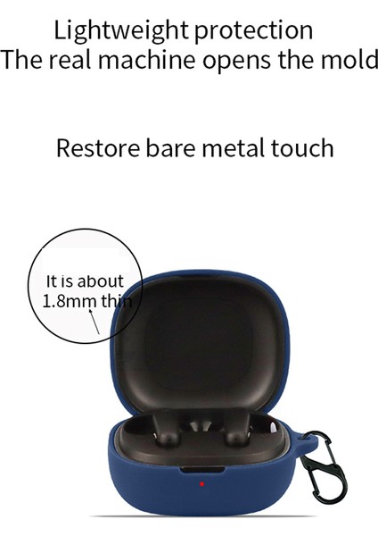 Anker Soundcore R50I Anti-Çizelge Koruyucu Kılıf Bluetooth Kulaklık Silikon Kılıf (Yurt Dışından)