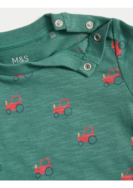 Marks & Spencer 3'lü Uzun Kollu T-Shirt